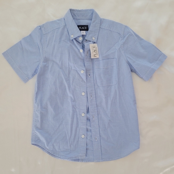 The Children's Place Other - PLACE Men's Blue Shirt